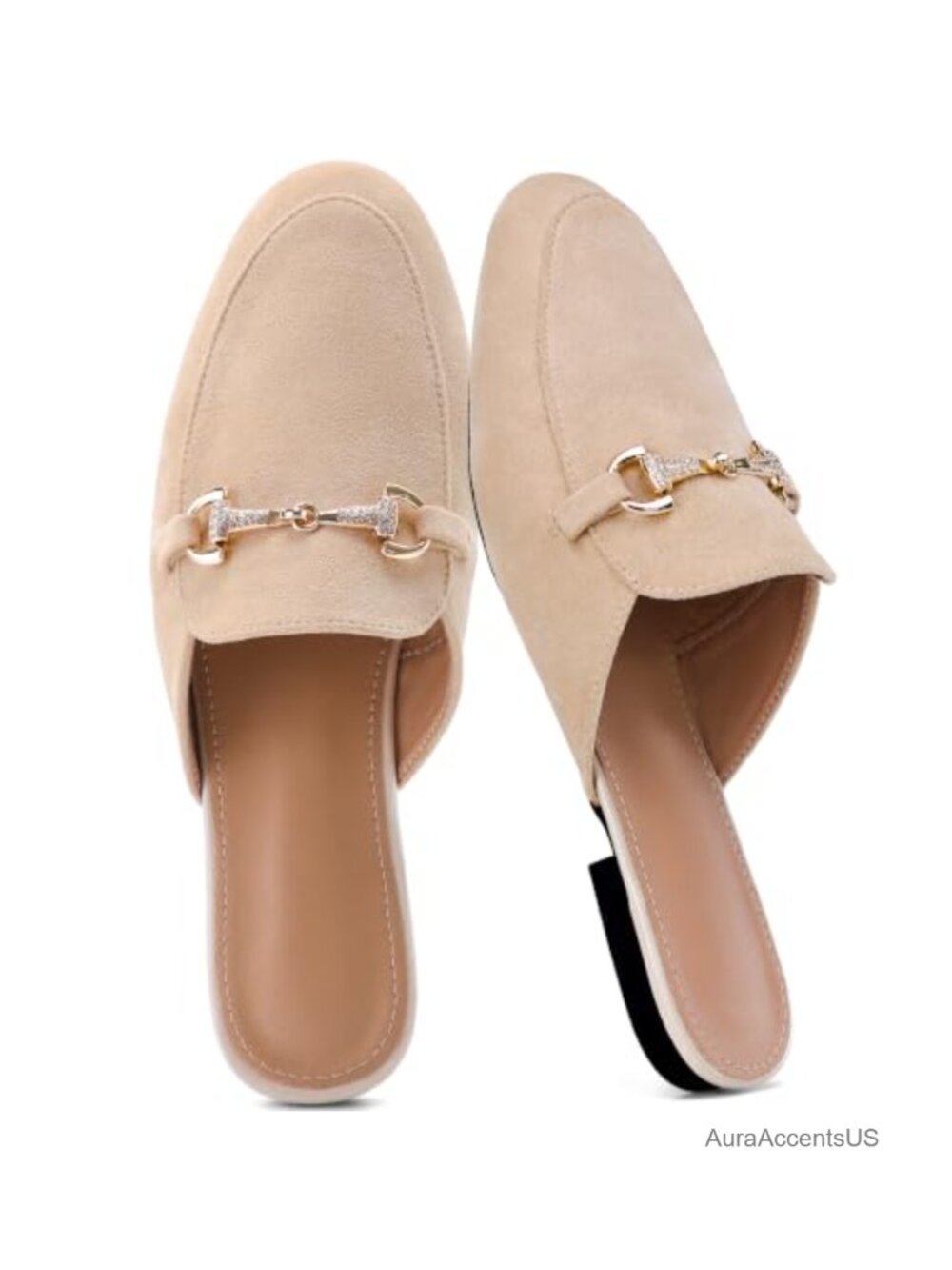 Womens Mules Flats Lightweight Slip On Memory Foam Comfort Shoes